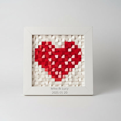 Hart in schilderij | Bouwpakket