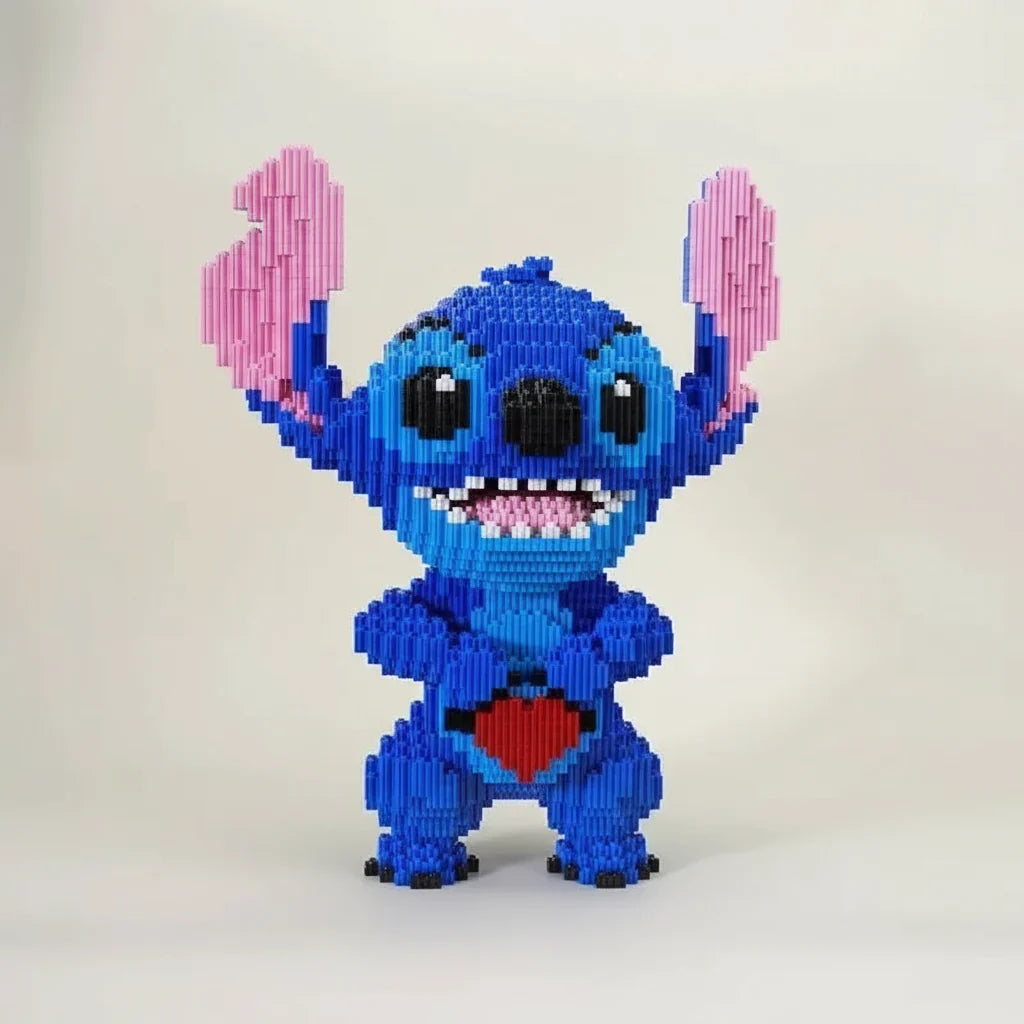 Schattig blauw wezen met hart | Bouwpakket