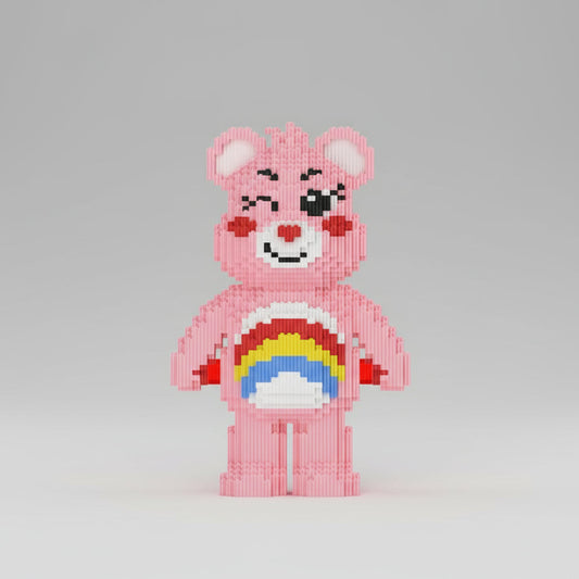 Roze regenboog beer | Bouwpakket