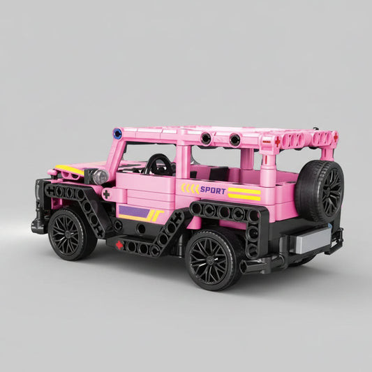 Roze jeep | Bouwpakket