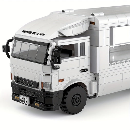 Witte container truck | Bouwpakket
