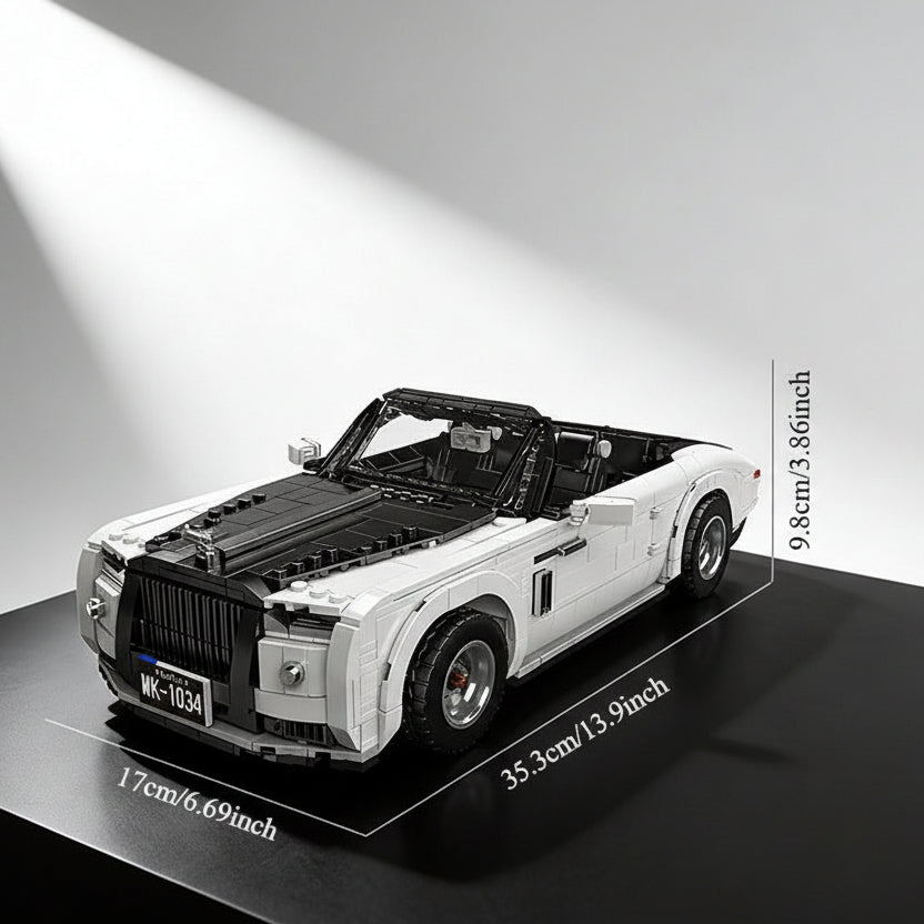 Witte saloon auto | Bouwpakket