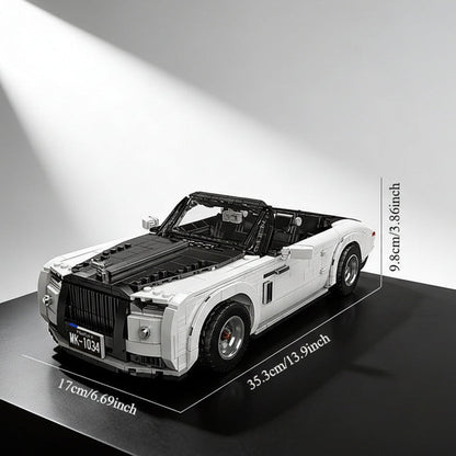 Witte saloon auto | Bouwpakket