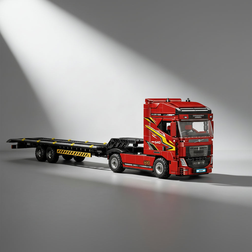Grote rode truck | Bouwpakket