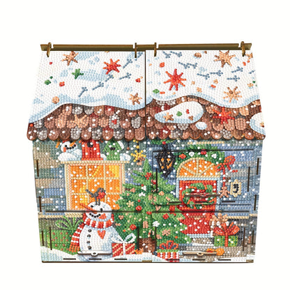 Huis met lades | Bouwpakket | Diamond Painting