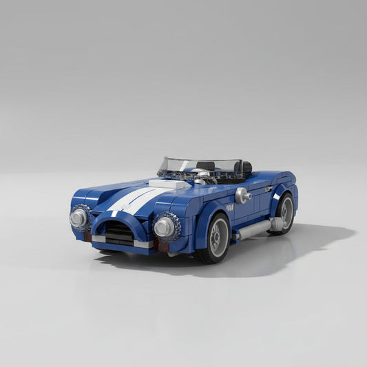 Mooie blauwe superauto | Bouwpakket
