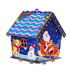 Blauw huisje