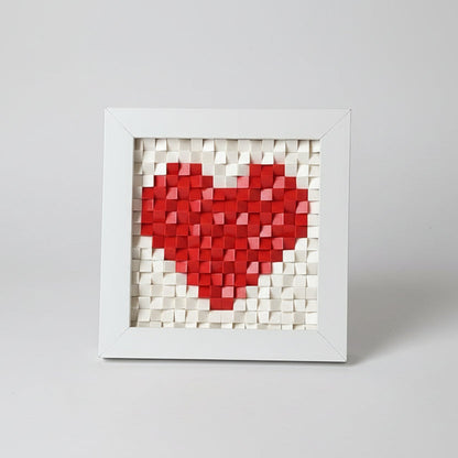 Hart in schilderij | Bouwpakket