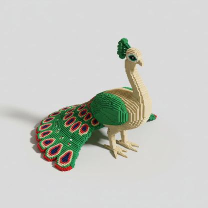 Groene pauw | Bouwpakket