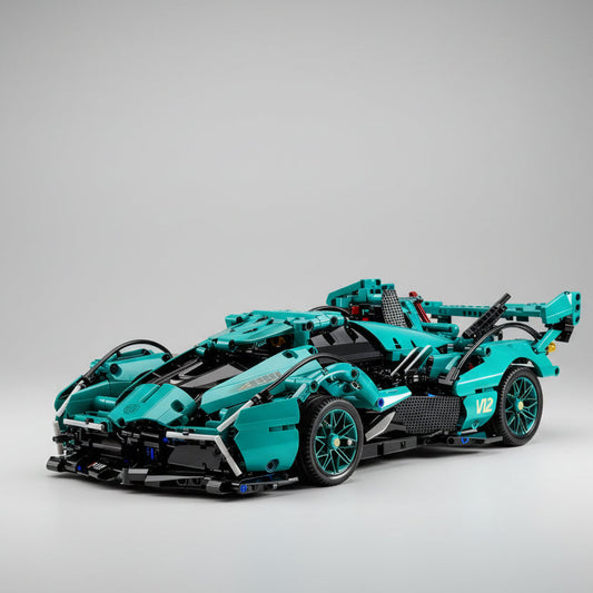 Blauwe superauto | Bouwpakket