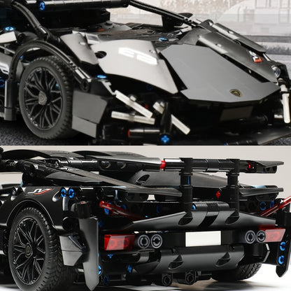Zwarte superauto | Bouwpakket