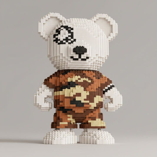 Witte stoere beer | Bouwpakket