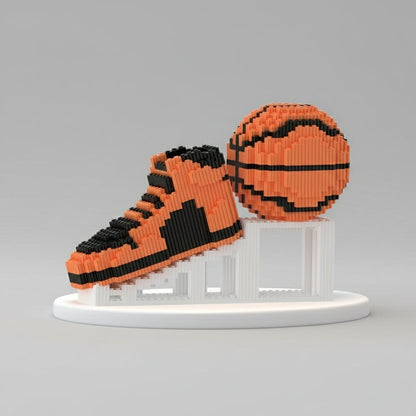 Oranje basketbal schoen bal | Bouwpakket