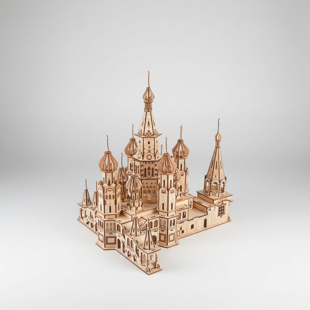 Sint-Basiliuskathedraal | 3D Houten Bouwpakket