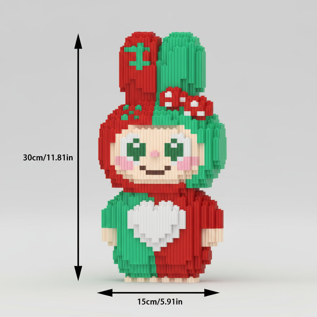 Schattig kerst poppetje | Bouwpakket