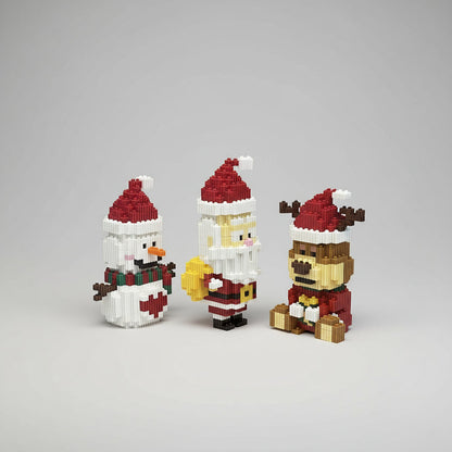 Drie kerst figuren | Bouwpakket