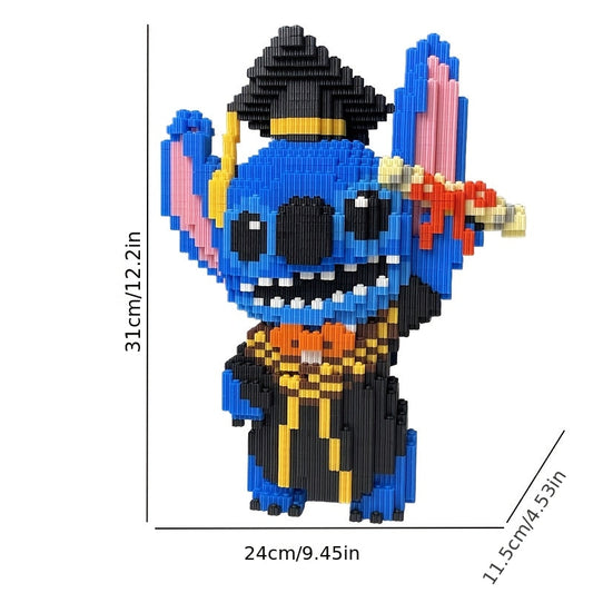Blauw wezen met diploma | Bouwpakket