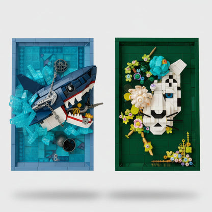 3d schilderij haai | Bouwpakket