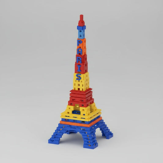 Gekleurde eiffeltoren | Bouwpakket