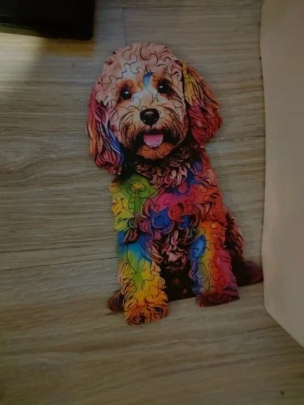 Schattige hond | Houten Puzzel