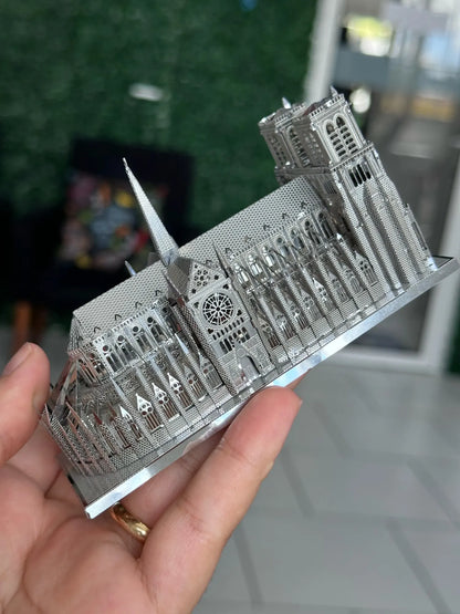 Notre dame | 3D Metalen Puzzel