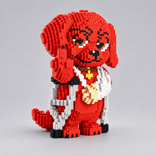 Coole rode hond | Bouwpakket