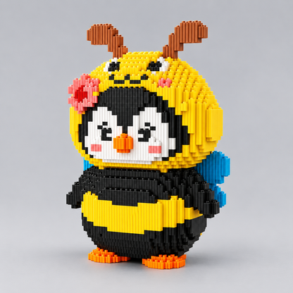 Pinguin als bij | Bouwpakket