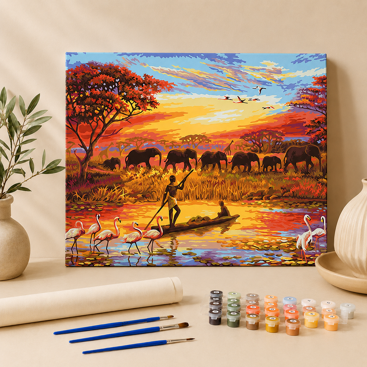 Prachtig afrika | Schilderen op Nummer