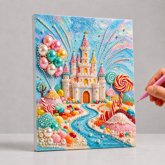 Kasteel | Premium parel | Diamond Painting