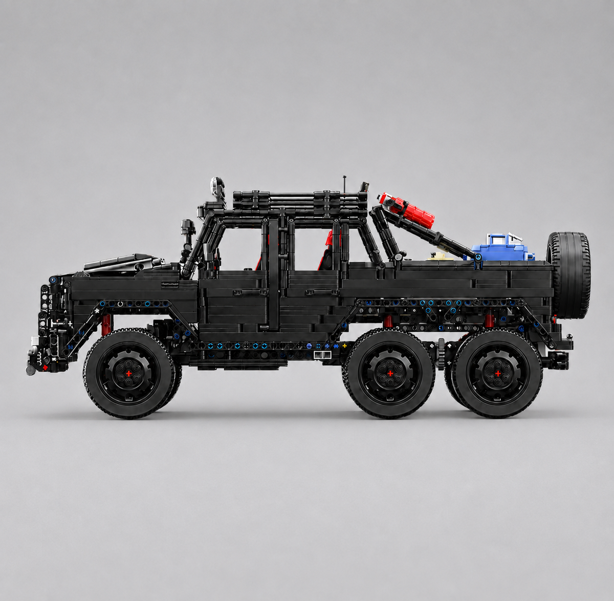 Mega Zwarte 6x6 Terreinwagen | Bouwpakket