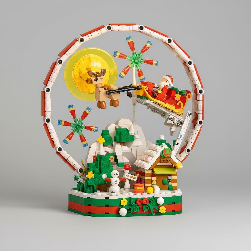 Kerst reuzenrad | Bouwpakket