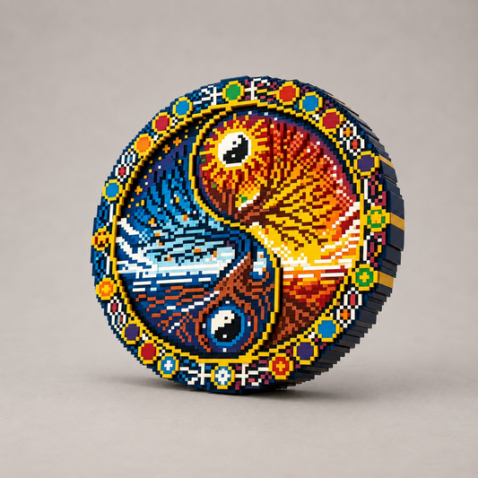 Mega yin yang | Bouwpakket