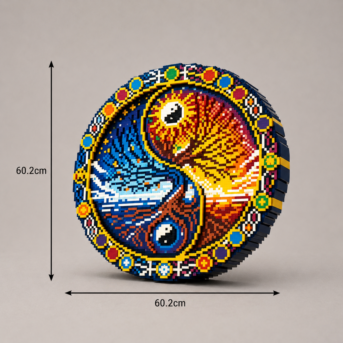 Mega yin yang | Bouwpakket