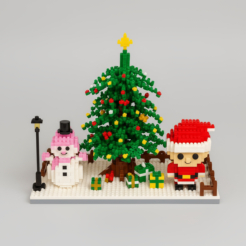 Kerst bouwplaat | Bouwpakket