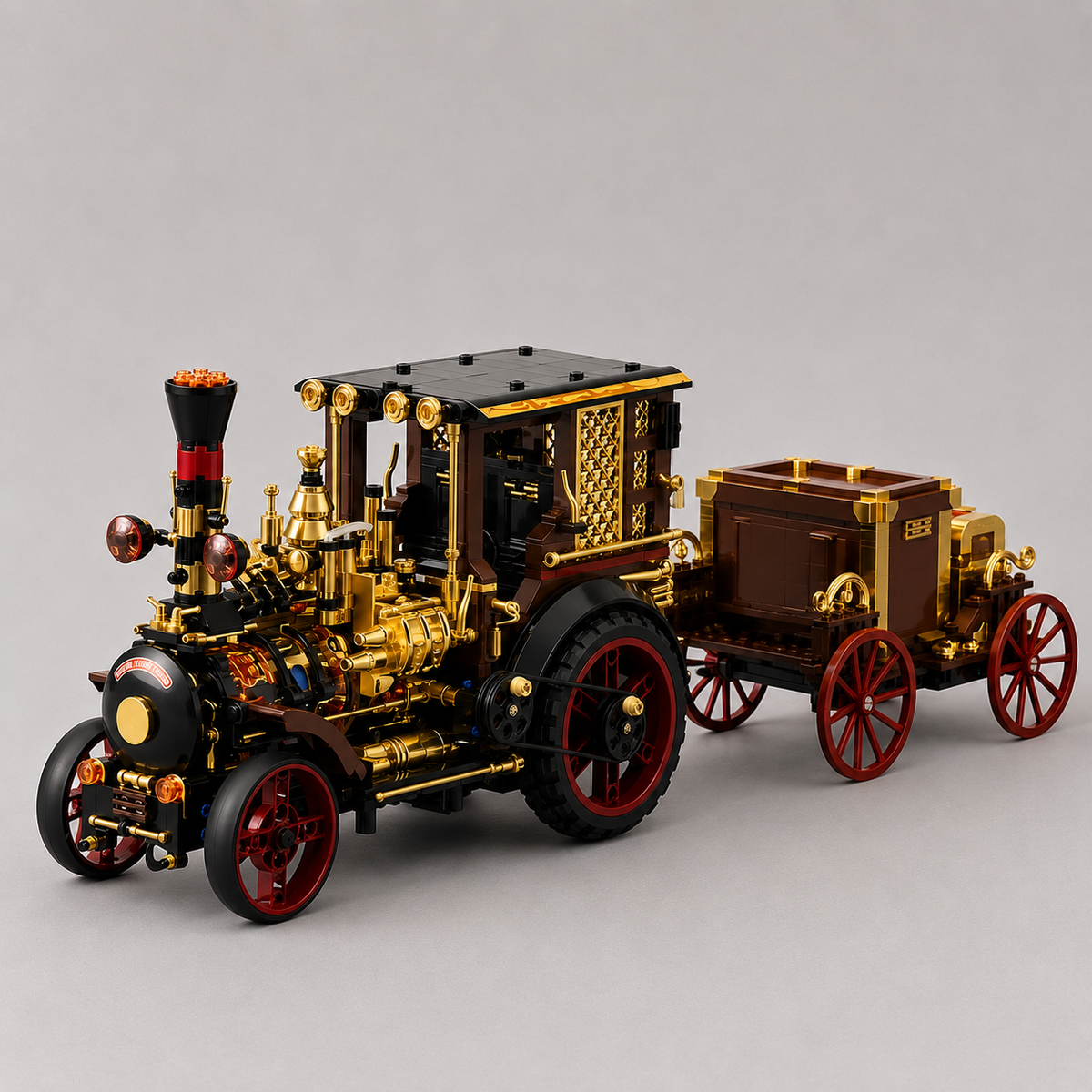 Mega retro stoomauto | Bouwpakket