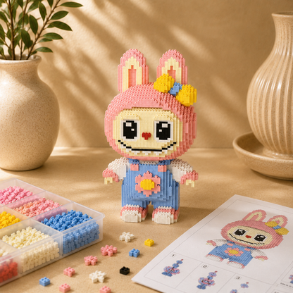 Mega roze harig monster | Bouwpakket