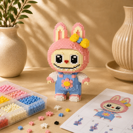Mega roze harig monster | Bouwpakket