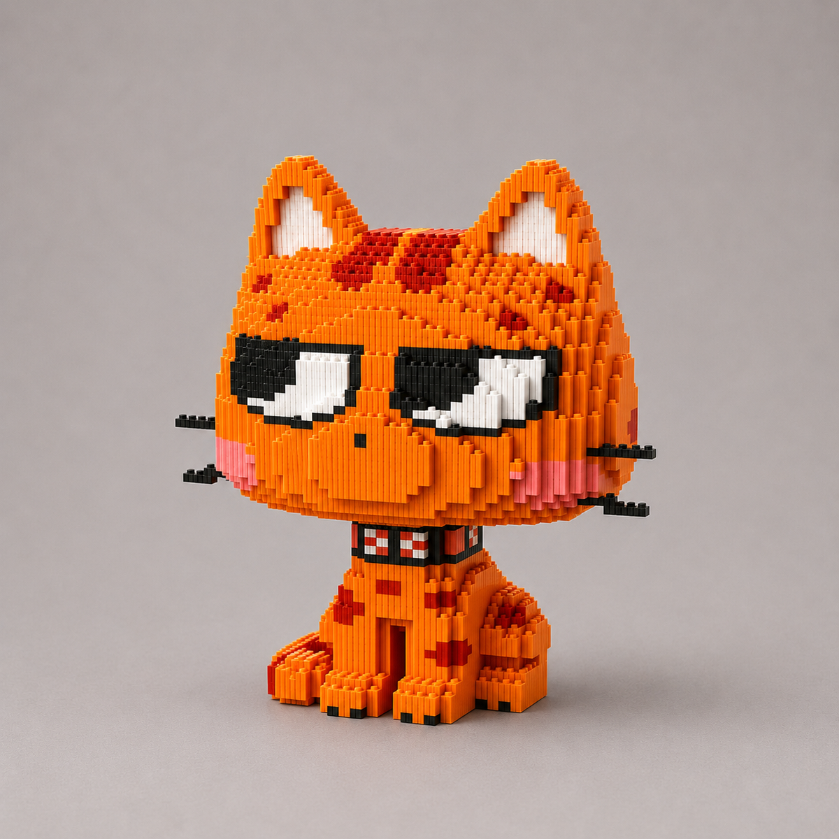 Grappige oranje kat | Bouwpakket