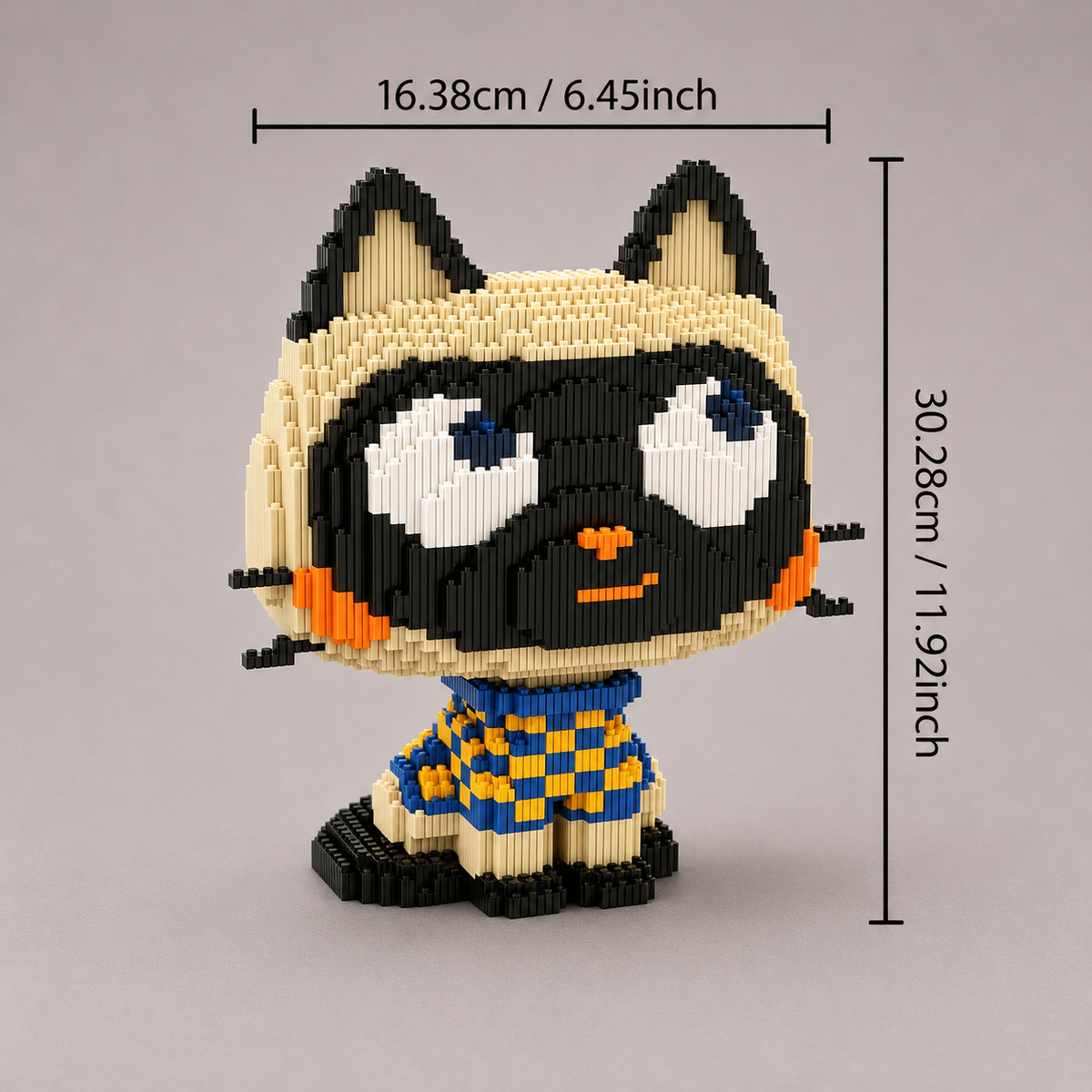 Grappige siamese kat | Bouwpakket