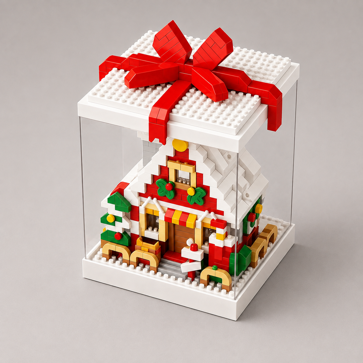 Kerst figuren in blok | Bouwpakket