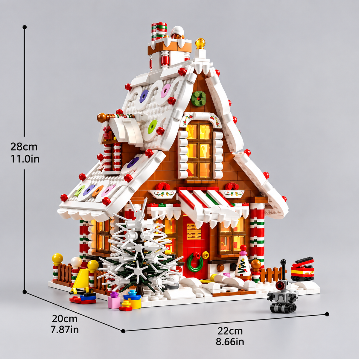 Kerst peperkoekhuis | Bouwpakket