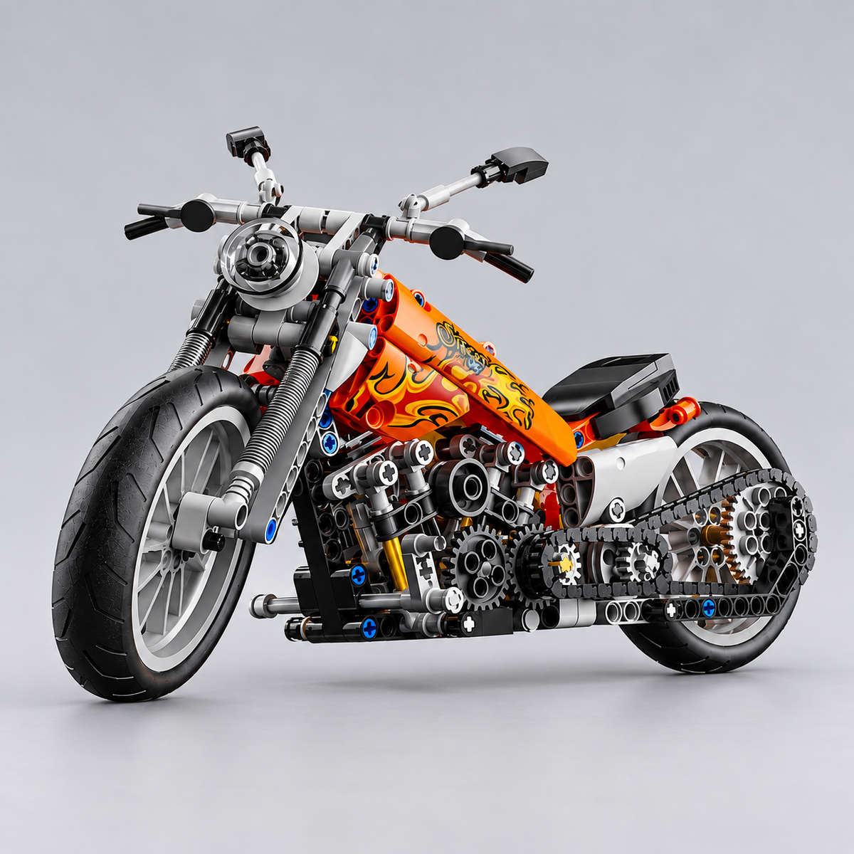 Oranje motor | Bouwpakket