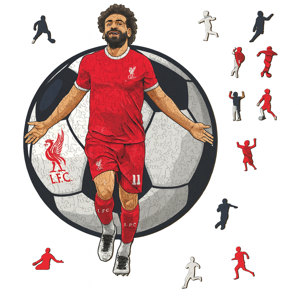 Mohamed Salah | Houten Puzzel