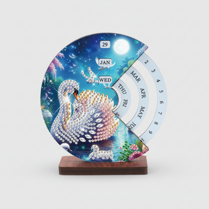 Zwaan | Kalender | Diamond Painting