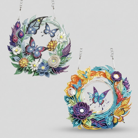 Decoratie hanger vlinders | Vlinders | Diamond Painting