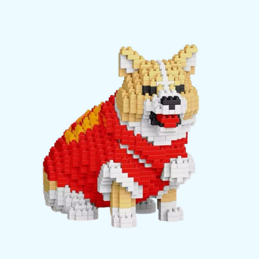 Grappige Welsh Corgi | Bouwpakket