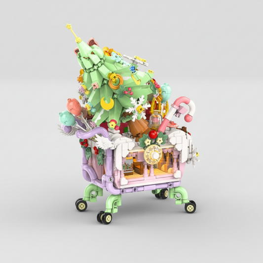 Kerst winkelwagen | Bouwpakket
