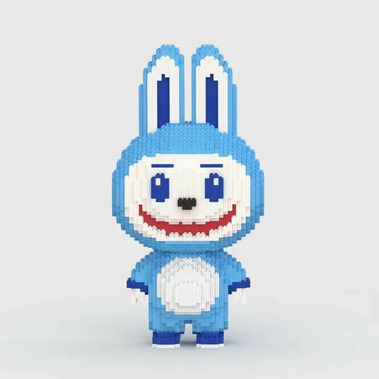 Mega blauw harig monster | Bouwpakket