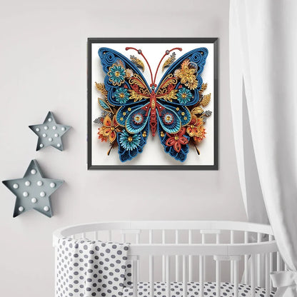 Vlinders diamond painting speciale vorm | Diamond Painting