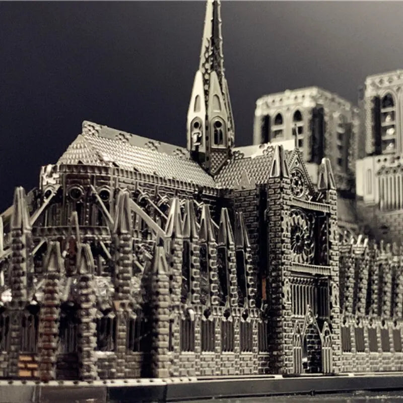 Notre dame | 3D Metalen Puzzel